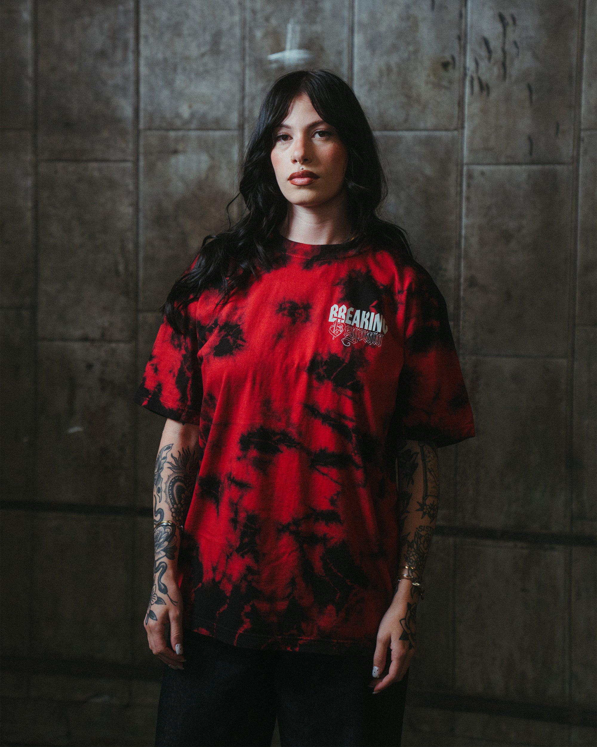MCMXCVIII Dyed Red Tee