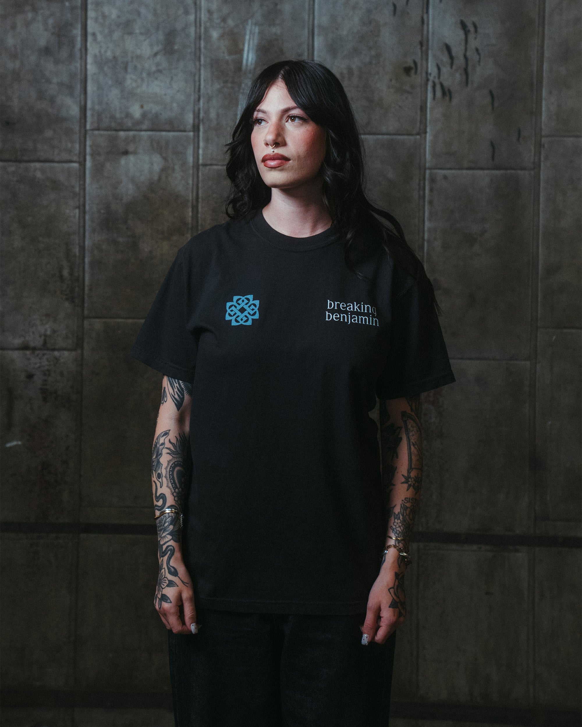 Digital Black Tee