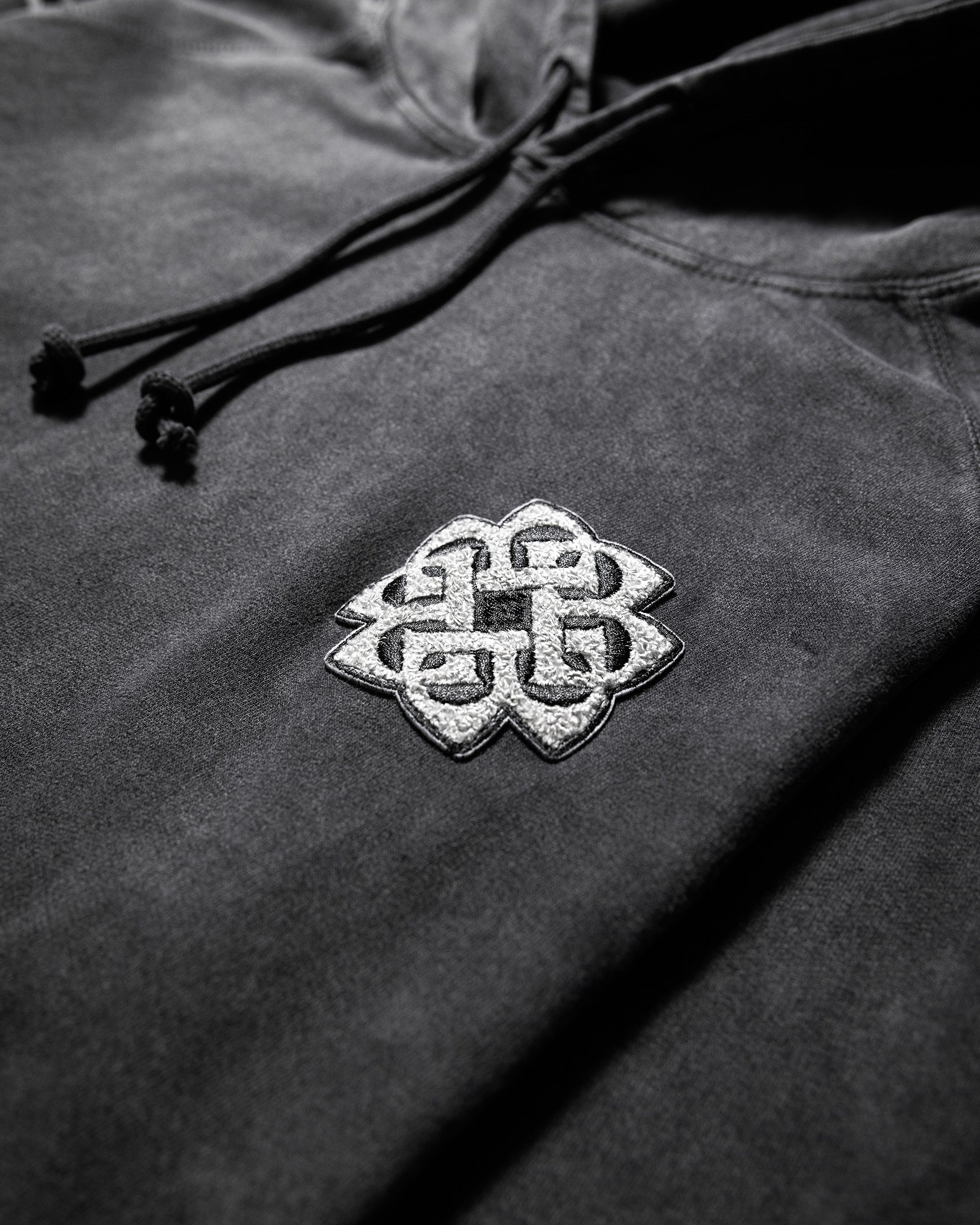 Logo Chenille Black Pullover-3